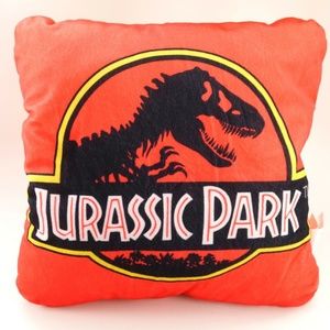 Universal Studios Jurassic Park Logo Pillow